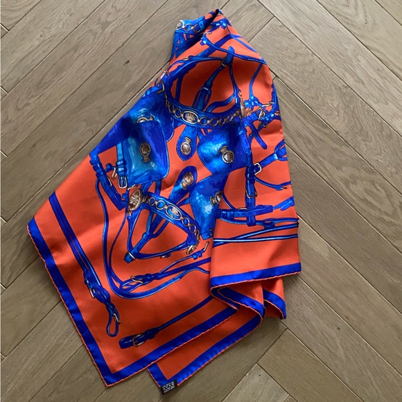Hermes Accessories - GORGEOUS HERMES BRIDES REBELLES SILK SCARF